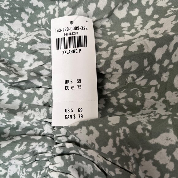 Abercrombie & Fitch Midi Skirt Size‎ XXL Petite NWT Feminine - Picture 6 of 9